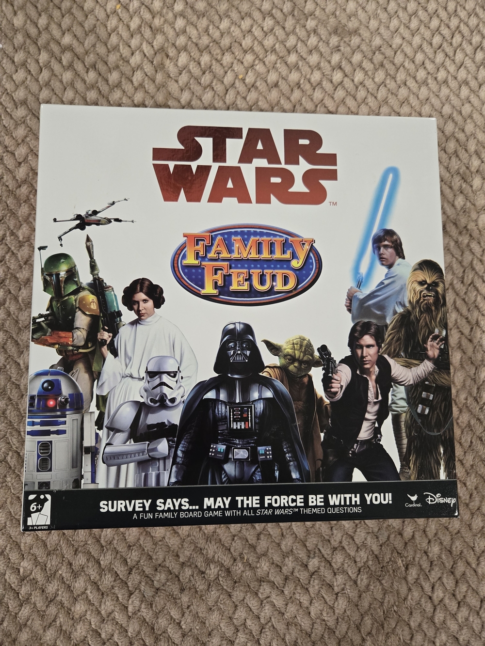 Star Wars Red and White Fast Money Scorecard - Family Feud